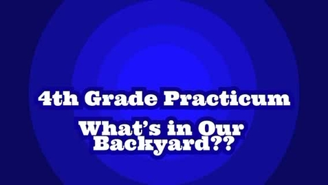 Thumbnail for What's in Our Backyard?