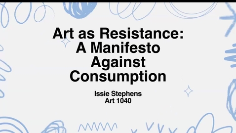 Thumbnail for Issie Stephens manifesto presentation
