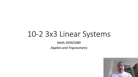 Thumbnail for Math 1050 10-2 PP