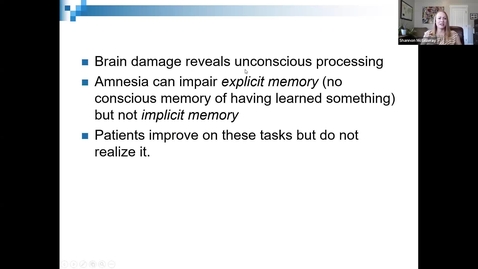 Thumbnail for Clip of - Neuropsychology &amp; Consciousness