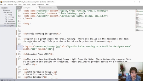Thumbnail for Organizing the web page
