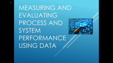 Thumbnail for Measuring and Evaluating Performance Data (2) - Quiz