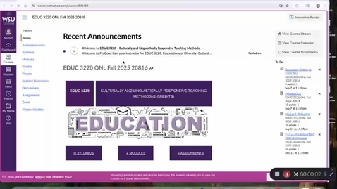 Thumbnail for Introduction EDUC 3220 Fall 2025