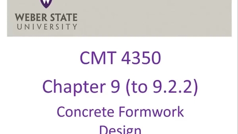 Thumbnail for CMT 4350 Spring 2021 Chapter 9 (Part 1) Lecture