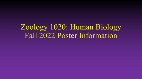 Thumbnail for Poster presentation vid