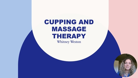 Thumbnail for entry Cupping and Massage Therapy