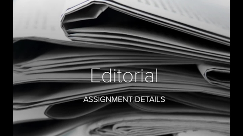 Thumbnail for Editorial Intro