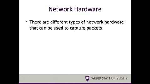 Thumbnail for entry 1 - Packet Analysis and Networing Basics pt 5