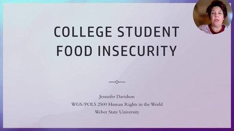 Thumbnail for Student food inequity