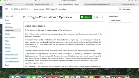 Thumbnail for Digital Prsentation General Requirements