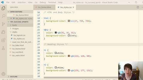 Thumbnail for Using contextual selectors