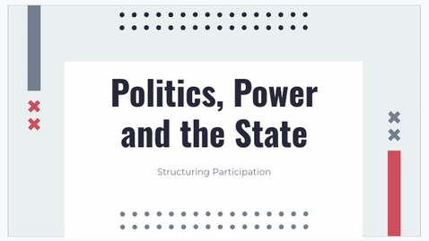 Thumbnail for Structuring Participation