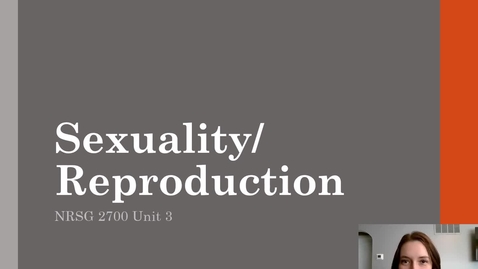 Thumbnail for NRSG 2700 Unit 3 Video Lecture