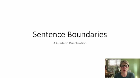 Thumbnail for Sentence Grammar--the clause and how to punctuate it--video