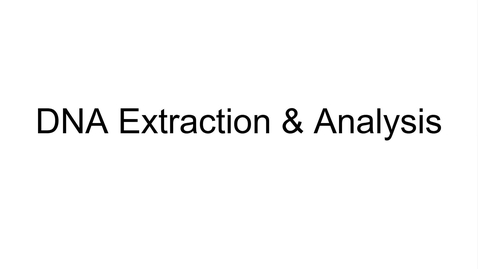 Thumbnail for GEO/MICR 3753 Geomicrobiology: DNA Extraction &amp; Analysis