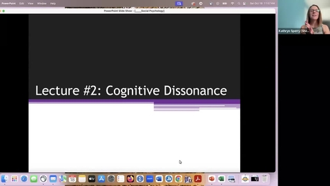 Thumbnail for Intro - Social Psych - Lecture #2 cognitive dissonance
