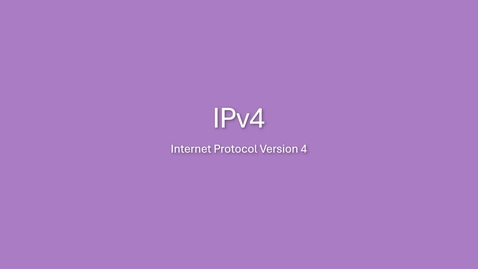 Thumbnail for IPv4.mp4