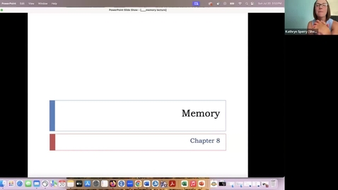 Thumbnail for Intro - Chapter 8 lecture (short term and working memory)