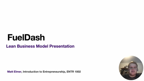 Thumbnail for Lean Business Model Presentation Template