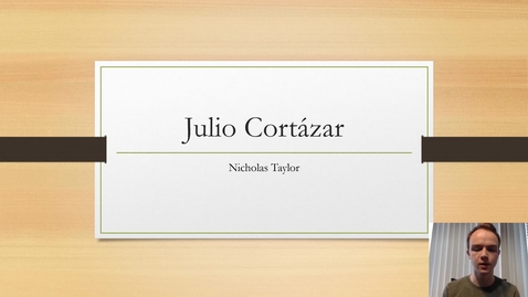 Thumbnail for entry Julio Cortázar