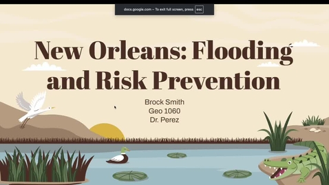 Thumbnail for New Orleans and Flooding