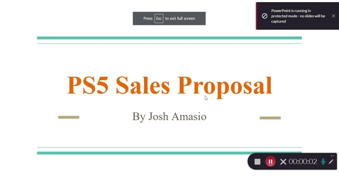 Thumbnail for PS5 Sales Proposal