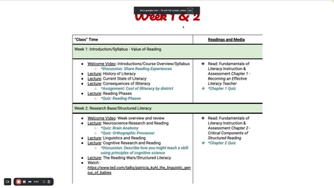 Thumbnail for Welcome Week 3 - Google Slides - 8 September 2025