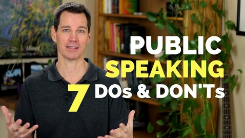 Thumbnail for entry Public Speaking For Beginners