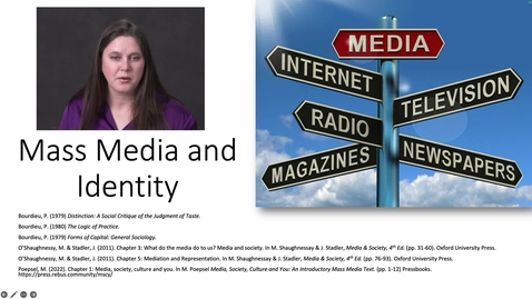 Thumbnail for entry Identity in Mass Media
