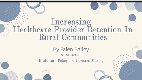 Thumbnail for Increasing Provider Retention.