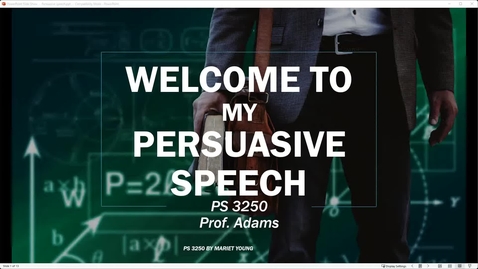 Thumbnail for Persuasive Speech