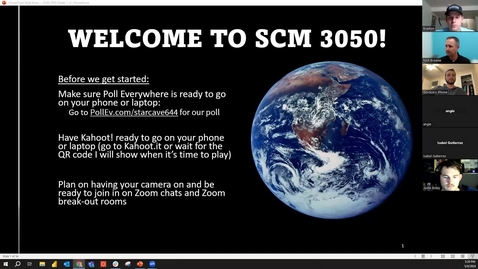 Thumbnail for entry SCM 3050 SUM Wk1 Wed
