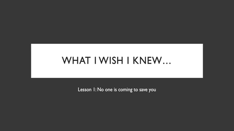 Thumbnail for Ep.-1-What-I-Wish-I-Knew-No-One-Is-Coming-to-Save-You