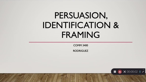 Thumbnail for 3400 Persuasion Identification Framing