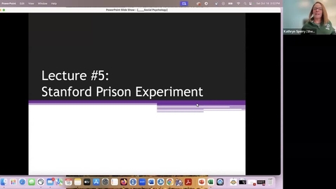 Thumbnail for Intro - lecture #5 Zimbardo