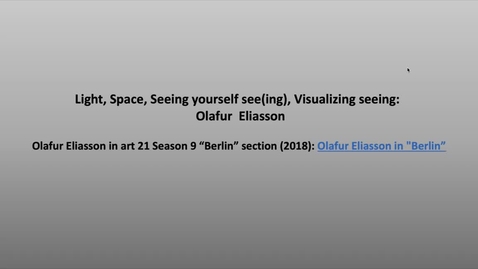 Thumbnail for Olafur Eliasson