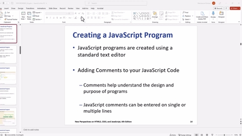 Thumbnail for Video 2 - Comments and Debugging.mp4