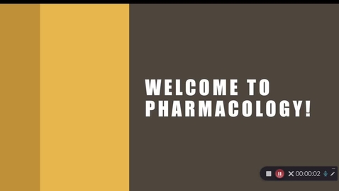 Thumbnail for Welcome to Pharmacology (Summer 2026)