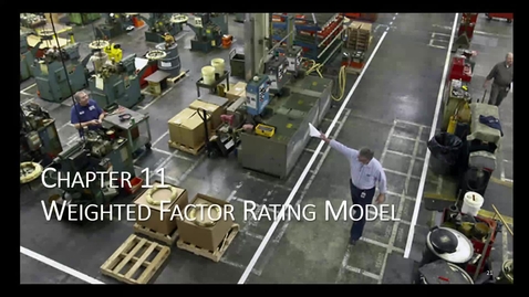 Thumbnail for Chapter 11 Weighted factory