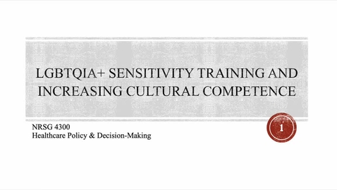 Thumbnail for LGBTQIA+ Sensitivity Training and Increasing Cultural Competence; Dani Cranberry Kaltura Capture recording - March 21st 2025, 11:35:48 am