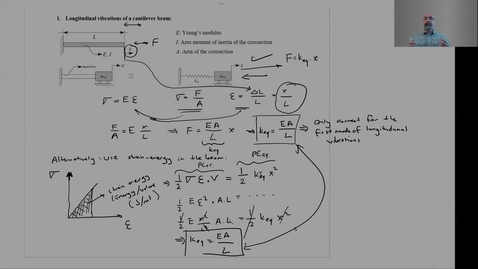 Thumbnail for 05 - Equivalent Springs (Part 2)-Equivalent Mass (CC)