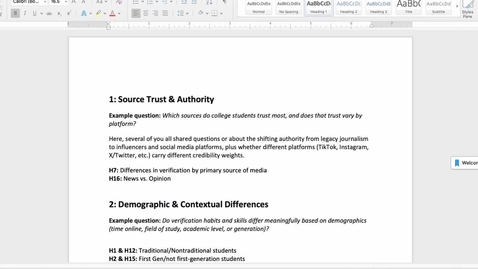 Thumbnail for Comm 3150 Topic Response