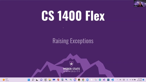 Thumbnail for entry CS Flex 1400 Raising Exceptions 6-1