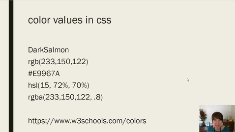 Thumbnail for How color works in CSS