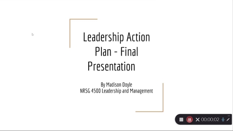 Thumbnail for Madison Doyle, Leadership Action Plan - July 20th 2025, 5:36:23 pm