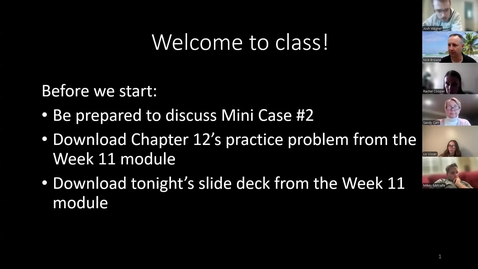 Thumbnail for Week 11 Class Recording