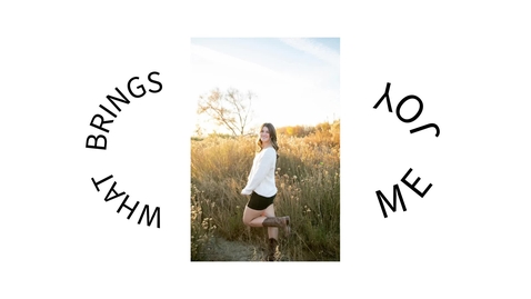 Thumbnail for Whalen: what brings me Joy