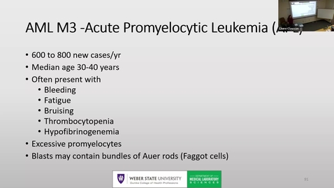 Thumbnail for 6 Acute Myelocytic Leukemia 2025 Part 2