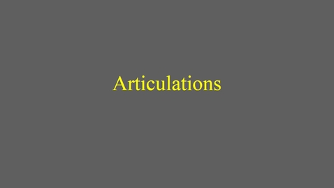 Thumbnail for entry Articulations movie