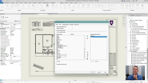 Thumbnail for ARCH 4350 Schedules - Cost Estimate with Count and Totals